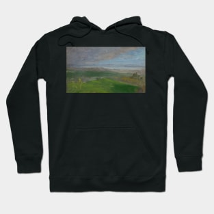 Summer View, Hudson Valley, New York by Frederic Edwin Church Hoodie